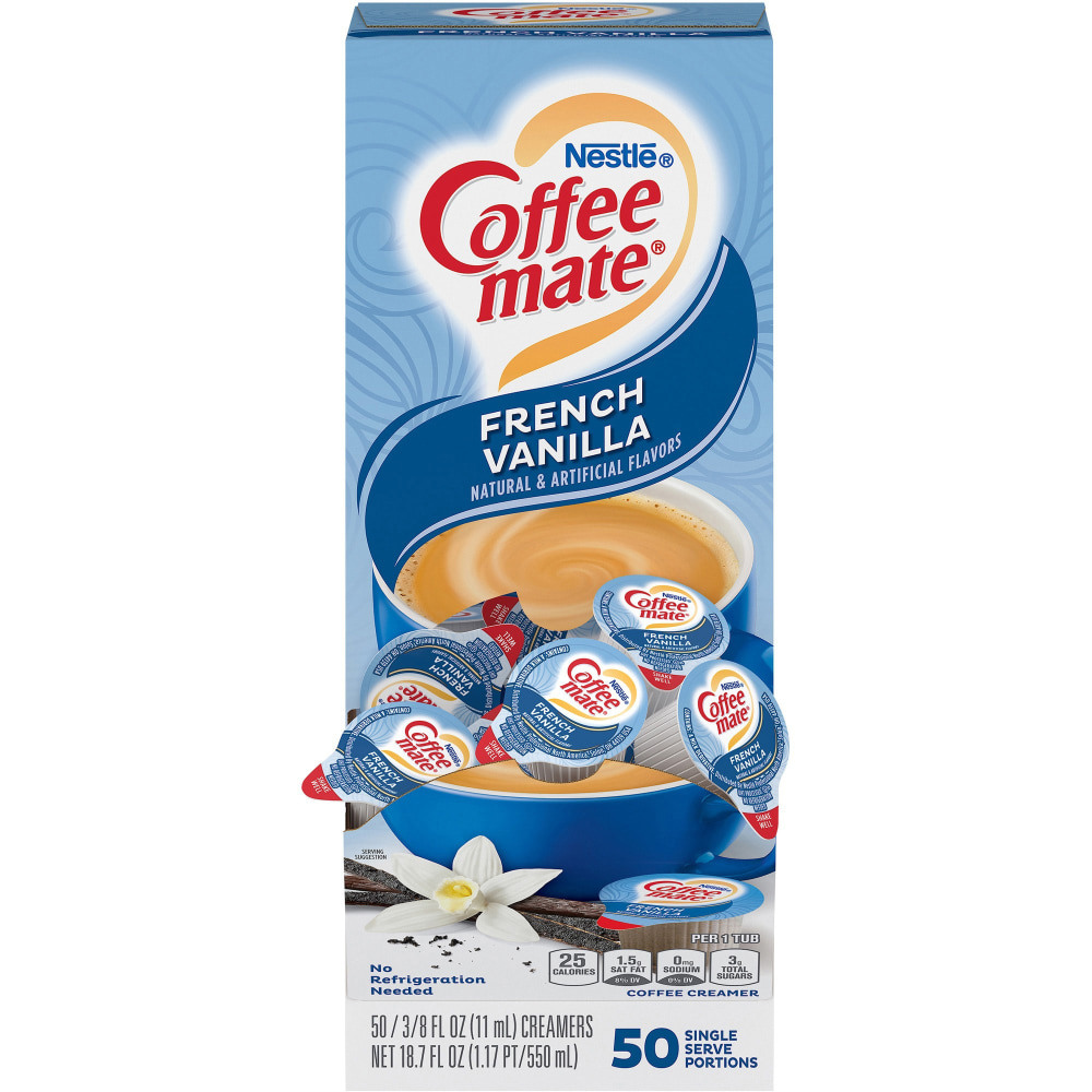 Pack of (50) Carnation Liquid Creamer French Vanilla